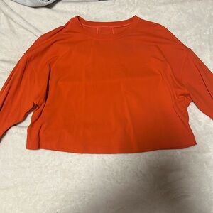 lululemon long sleeved cropped shirt
